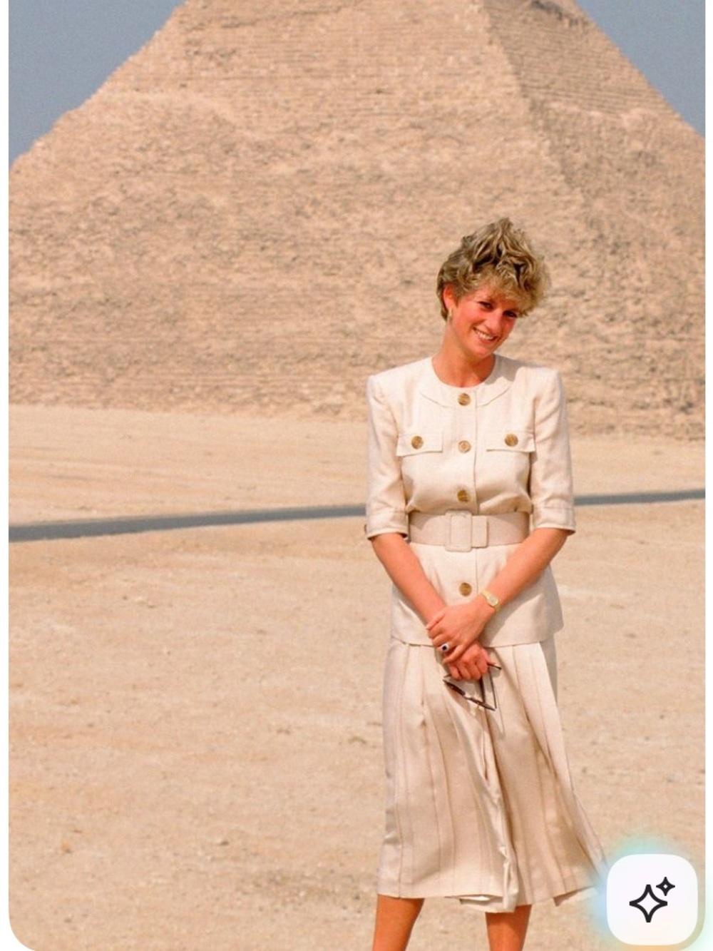 90s mint condition safari jacket similar to Diana’s - NWT, size 1X